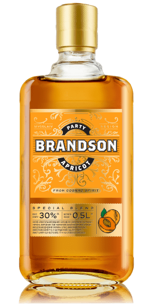 Фото Напиток алкогольный Brandson Зажигательный абрикос 0.5л