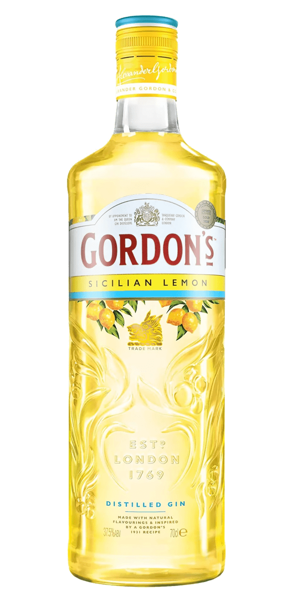Фото Алкогольний напій на основі джину Gordon's Sicilian Lemon 0.7л №1