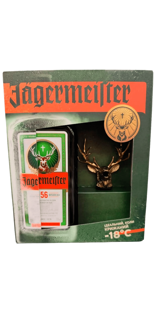 Фото Набір лікер Jägermeister 0.7л + гейзер-каталог
