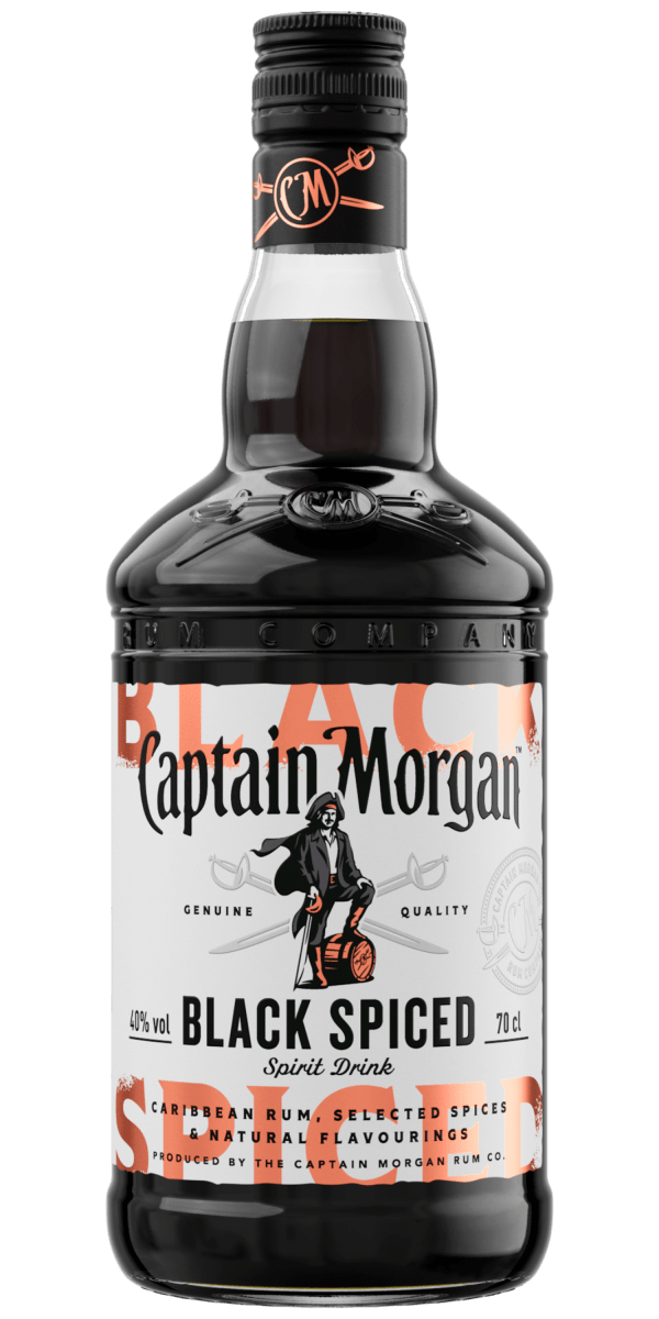 Фото Ромовый напиток Captain Morgan Black Spiced 0.7л №1