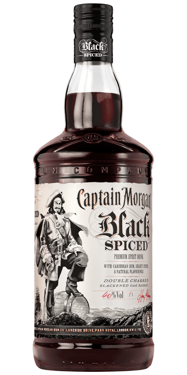 Фото Ромовый напиток Captain Morgan Black Spiced 1л