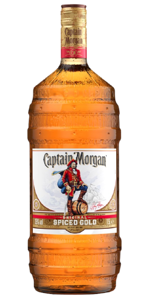 Фото Ромовый напиток Captain Morgan Spiced Gold 1.5л №1