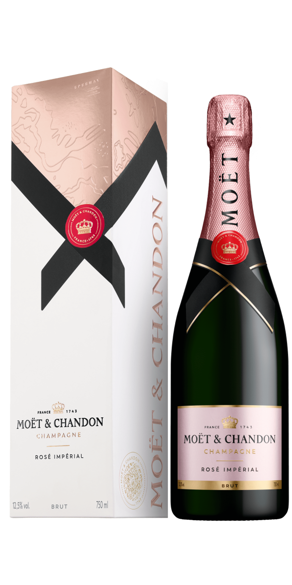 Фото Шампанське Moët & Chandon Rose Imperial рожеве сухе 0.75л у подарунковій упаковці №1
