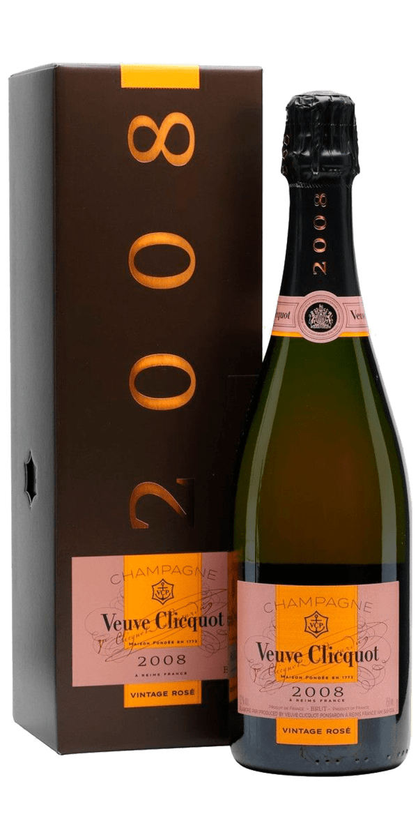 Фото Шампанське Veuve Clicquot Ponsandin Vintage Rose 2008 рожеве сухе 0.75л у подарунковій упаковці №1