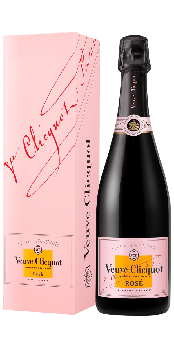 Фото Шампанське Veuve Clicquot Ponsardin Rose у подарунковій упаковці 0.75 л №1