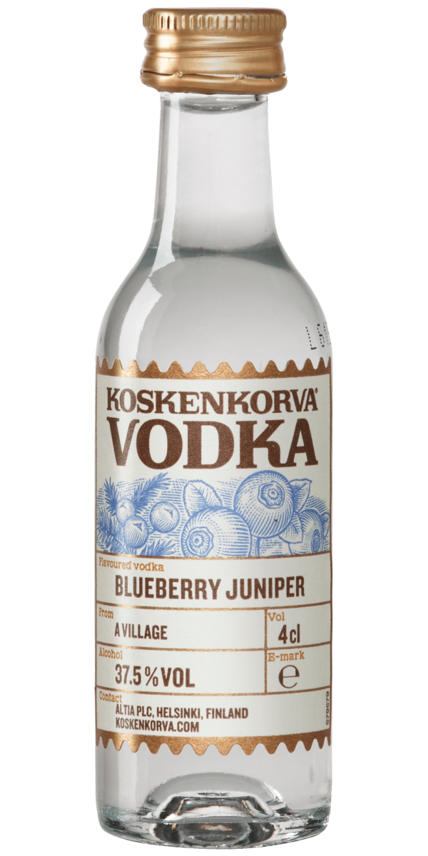 Фото Алкогольный напиток Koskenkorva Blueberry Juniper 0.04л-каталог