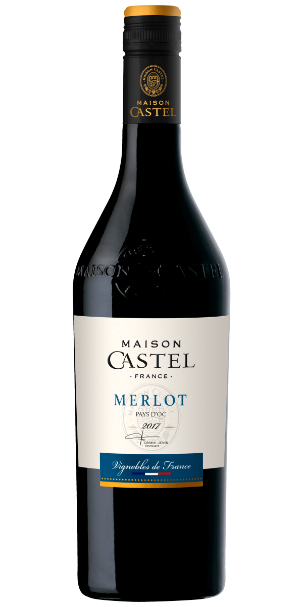 Фото Вино Maison Castel Merlot червоне напівсухе 0.75л