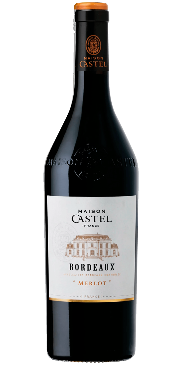 Фото Вино Maison Castel Bordeaux Merlot красное сухое 0.75л
