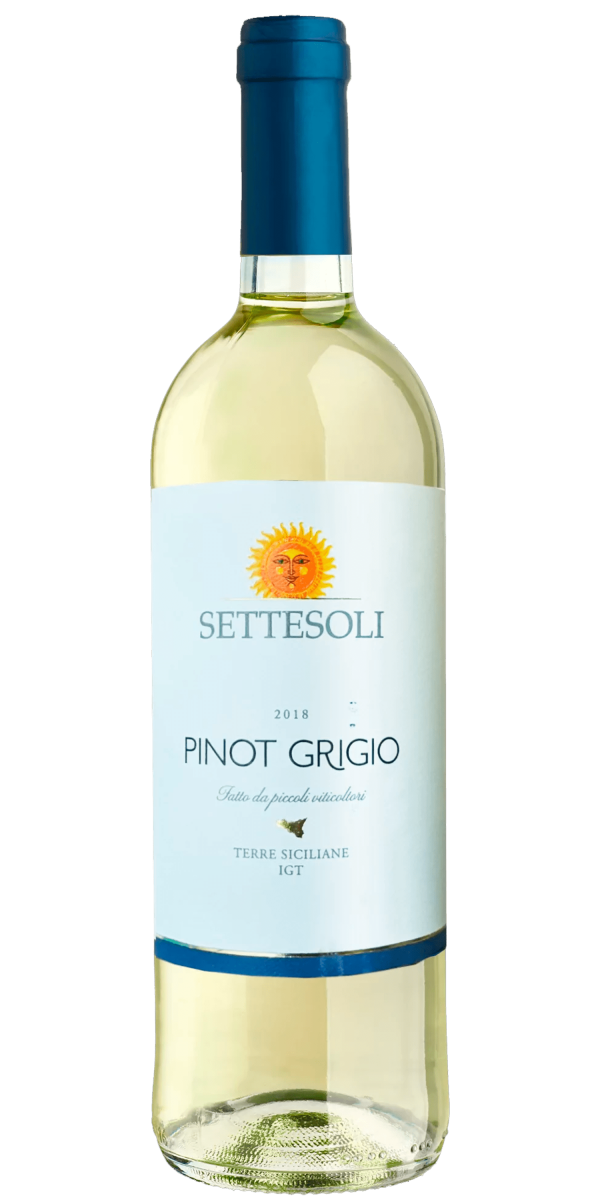 Фото Вино Settesoli Pinot Grigio біле сухе 0.75л